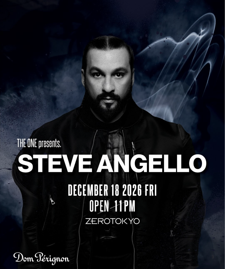 Steve Angello — 2026-12-18 ZEROTOKYO 来日公演フライヤー