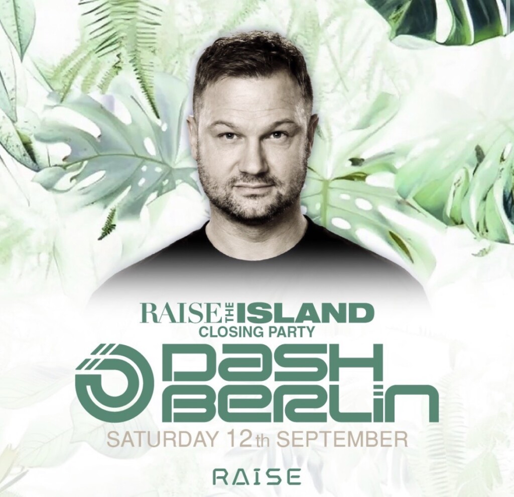 DASH BERLIN — 2026-09-12 RAISE 来日公演フライヤー