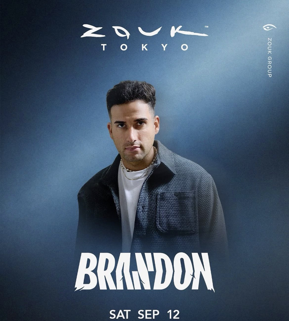 BRANDON — 2026-09-12 Zouk Tokyo 来日公演フライヤー