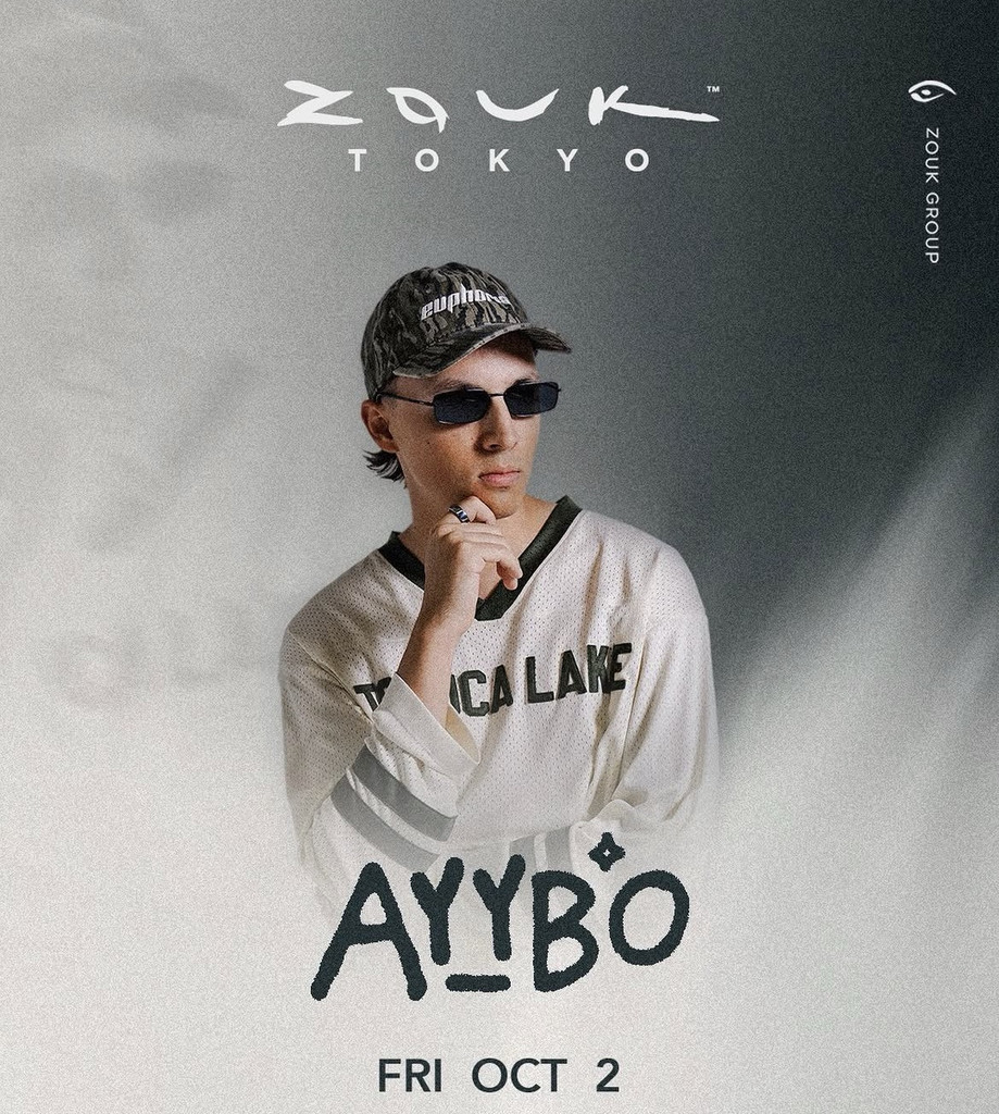 AYYBO — 2026-10-02 Zouk Tokyo 来日公演フライヤー