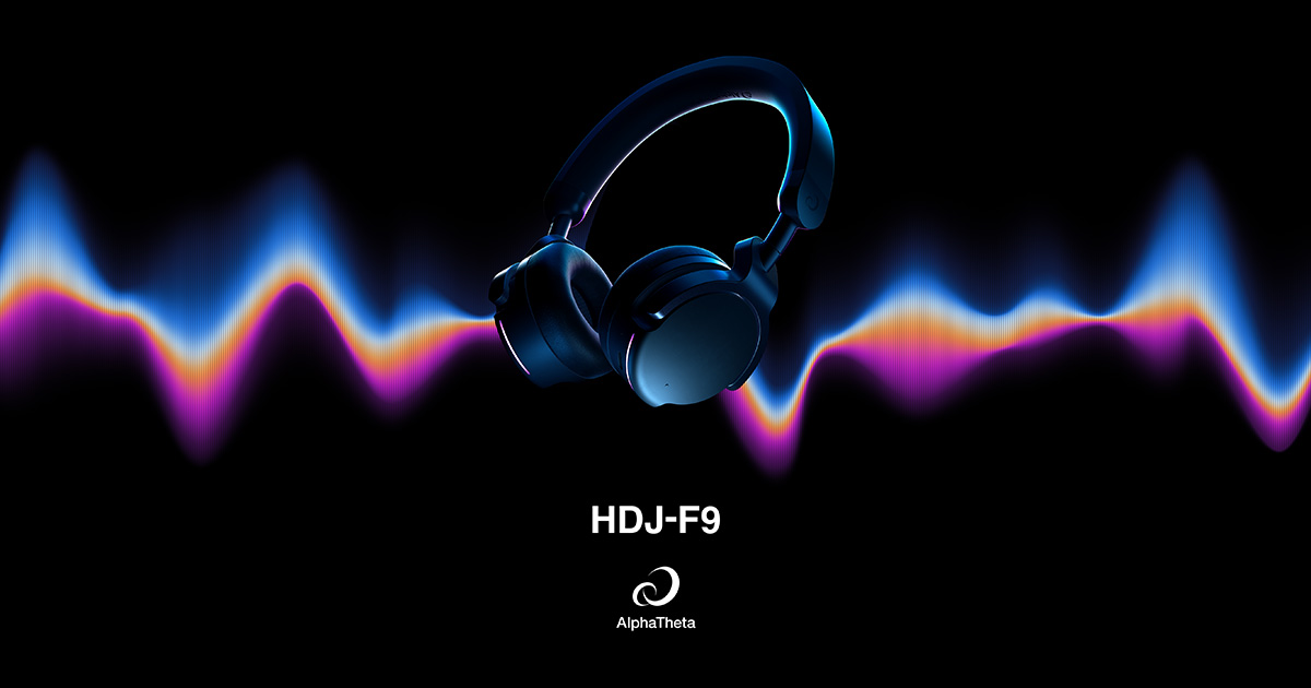 AlphaTheta「HDJ-F9」発表。最小9msの低遅延ワイヤレスDJヘッドホンが登場の記事画像