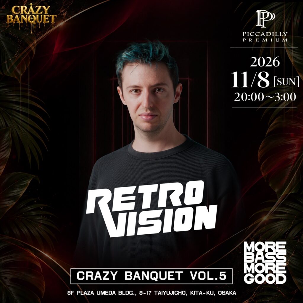 RETROVISION 来日公演　in 大阪 PICCADILLYの画像