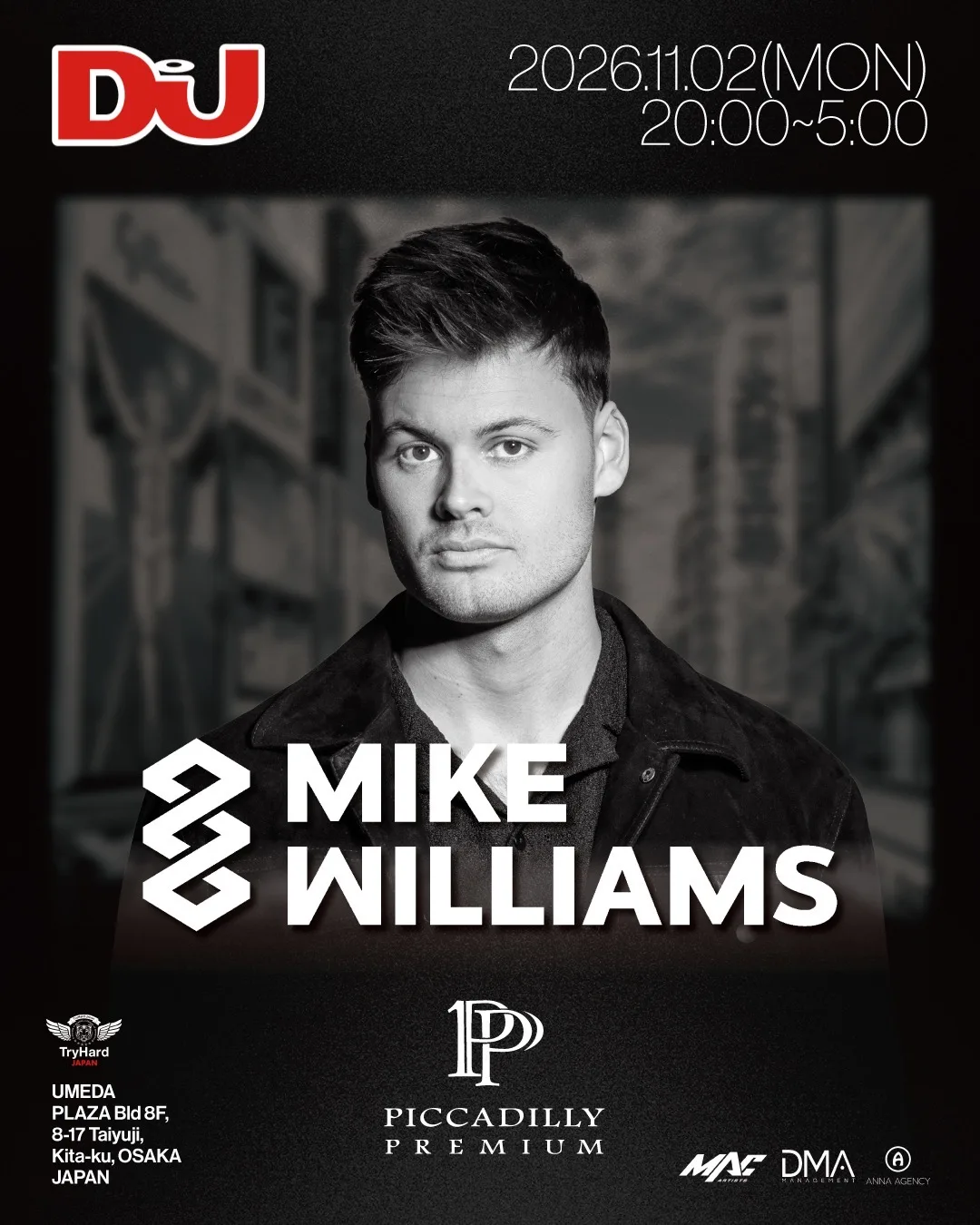 Mike williams 来日公演　in 大阪の画像
